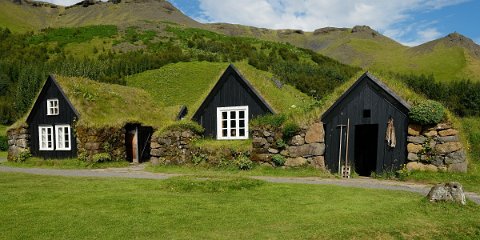 07010F2013___15285 Skogar musée ethnographique þorður Tomasson, ferme traditionnelle, reconstruite par déplacement d'éléments originaux.