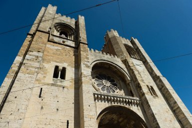 Lisbonne-musée national arte antica 6 mai 2017 Façade de la Cathédrale
