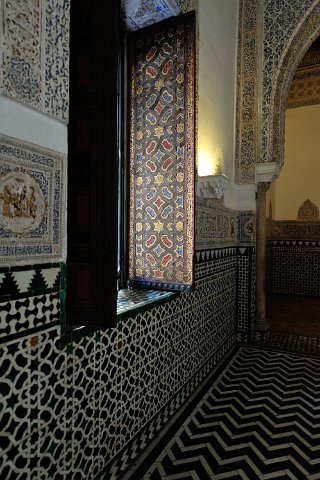 F2012___18211 Seville, Alcazar Real, palais Don Pedro, salon del techo de charles V