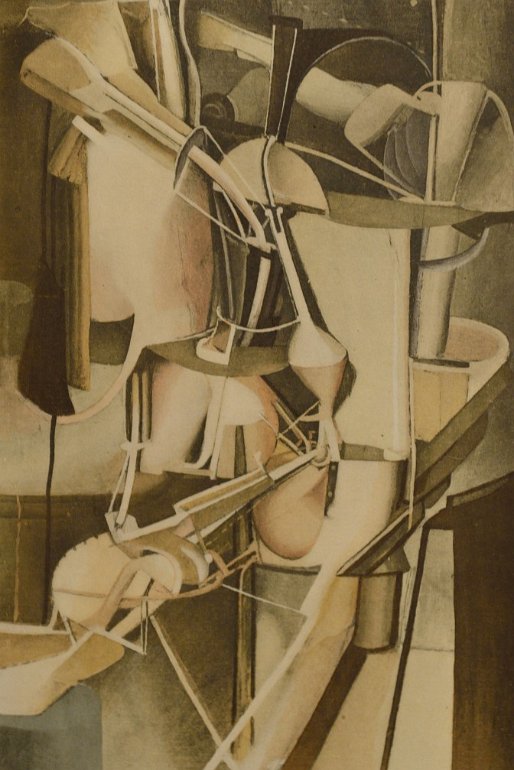 Musée des Confluences Exposition l'art et la machine, la mariée, Marcel Duchamp, 1937