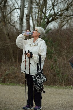 Marche nordique Miribel Pause