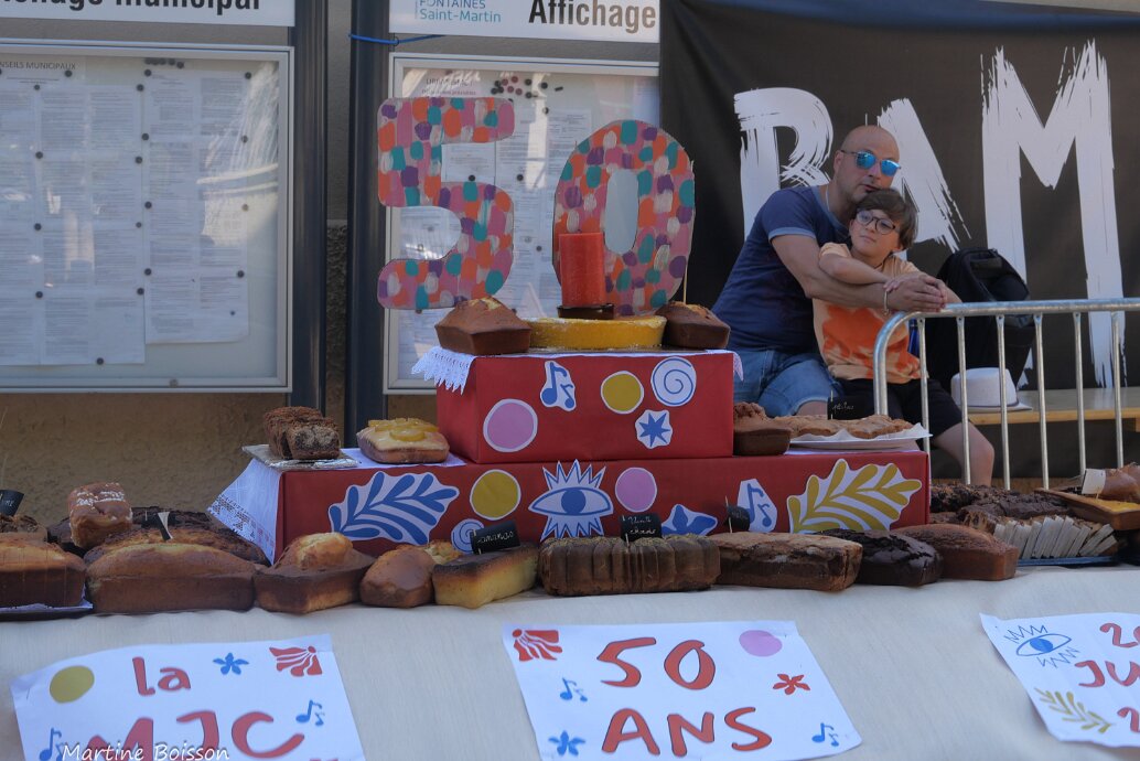 50 ans MJC, photos Martine Du matin jusqu'à la nuit, Martine a parcouru tous les recoins de la fête, Bravo à elle