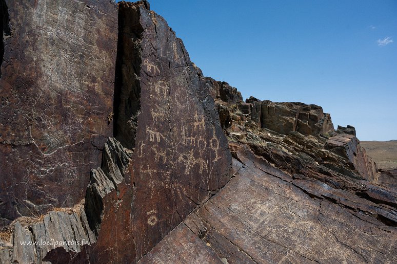 20230524__00761-36 Petroglyphes de Sarmish, un immense site que nous n'avons malheureusement pas pu visiter récèle plusieurs milliers de pétroglyphes d'environ 4-6000ans. Nous...