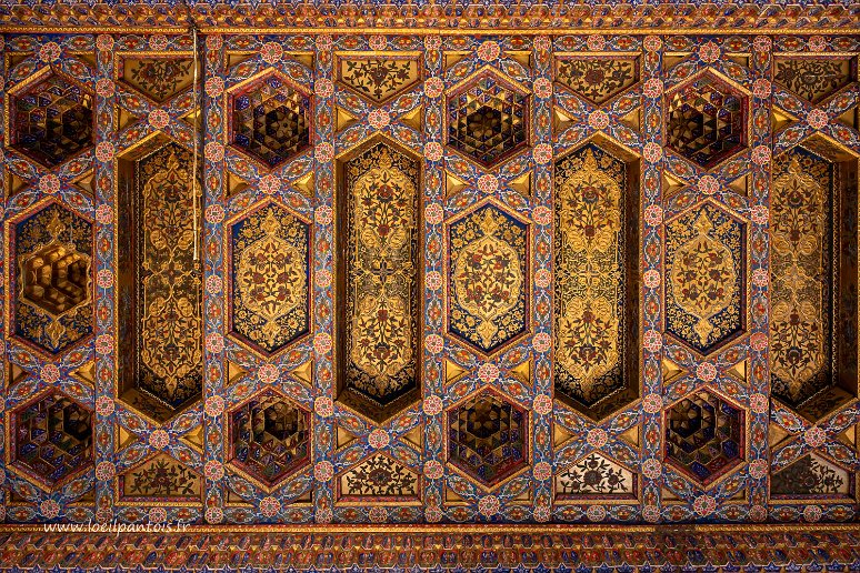 20230604__00700-63 Kokand palais de Khoudayar khan, détail plafonds