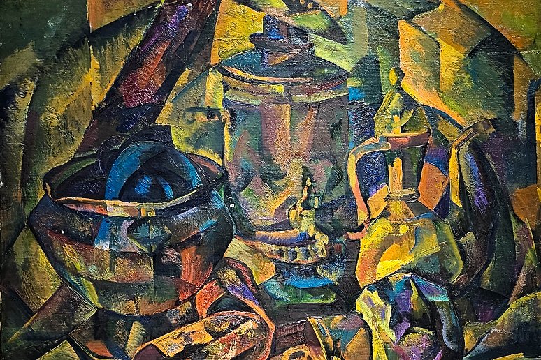 20230513_143117 Vieilles choses, Vladimir Ivanovitch Burmakin (1938 à Ekaterinbourg-) l'un des artistes ouzbeks les plus reconnus.