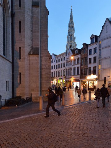 F2014___00153 Bruxelles, entrée de la rue au beurre