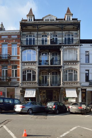 F2014___00079 Ixelles, 15 rue du Page, immeuble de rapport conçu par Albert Huvenne 1912