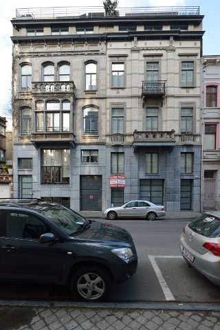 F2014___00085 Bruxelles, 116 rue de Livourne, maison bourgeoise conçue en 19002 par Ernest Blérot, largement transformée en 1952.