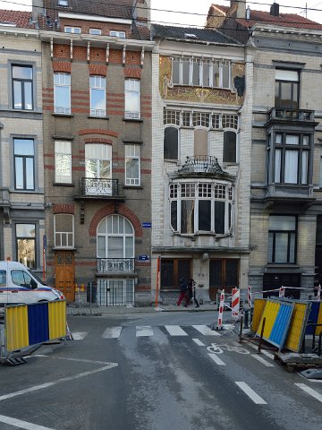 F2014___00097 Ixelles, 83 rue Faider, maison conçue par Albert Roosenboom, 1900