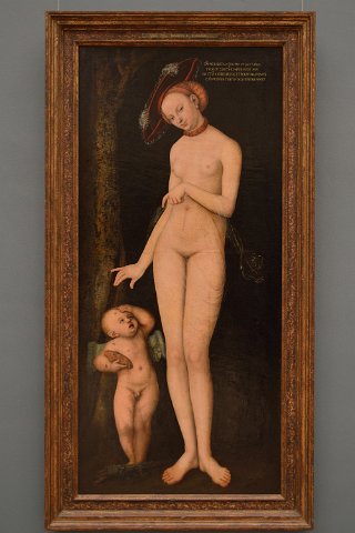 F2014___00275 Musées royaux des Beaux arts: Musée Oldmasters: Venus et l'Amour de Lucas Cranach, 1531