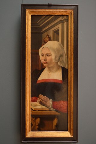 F2014___00276 Musées royaux des Beaux arts: Musée Oldmasters: Portrait d'une Donatrice par Yan Gossaert, dit Mabuse,