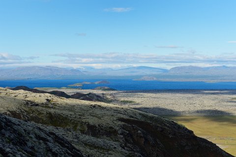 40750F2013___18980 Nesjavellir, paysages des environs et vue sur le lac de Þingvellir