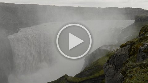 19460cascade dettifoss Une vue d'ensemble du site