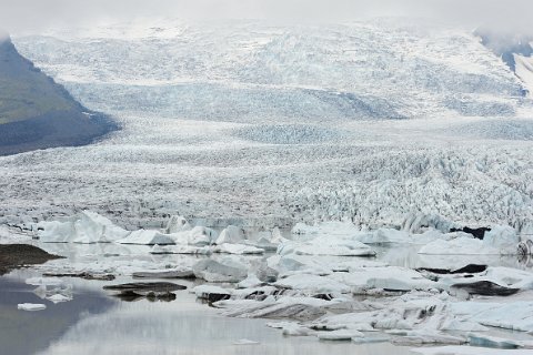 12550F2013___15806 Fjallsarlon, au pied de son glacier.