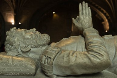 Lisbonne 30 avril 2017 Eglise du monastère des Hiéronymites, tombeau de Luis de Camões (1525-1580) l'un des principaux poétes portugais.