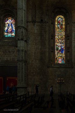 Lisbonne 30 avril 2017 Monastère des HIeronymites, l'église, vitraux