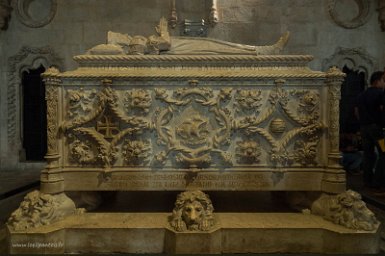 Lisbonne 30 avril 2017 Monastère des HIeronymites, l'église, tombeau de Vasco de Gama