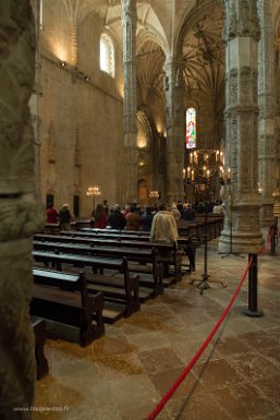 Lisbonne 30 avril 2017 Eglise du monastère des Hiéronymites, nef
