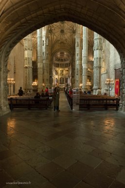 Lisbonne 30 avril 2017 Eglise du monastère des Hiéronymites, nef