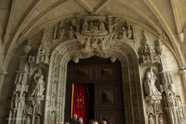 Lisbonne 30 avril 2017 Eglise du monastère des Hiéronymites, en semble du portail ouest
