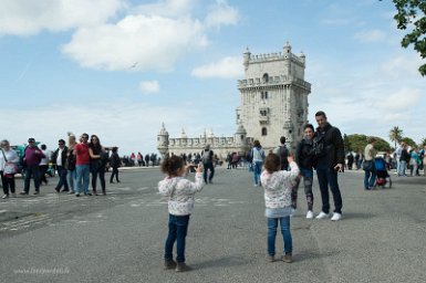 Lisbonne 30 avril 2017 Belèm, bords du Tage, devant la Torre de Belèm (1515)