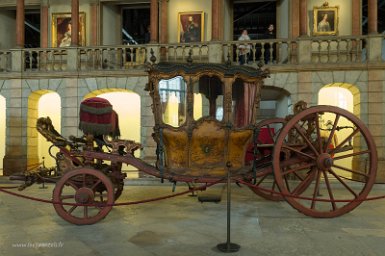 Lisbonne 30 avril 2017 Belèm, ancien musée des carosses, Berline des Patriarches (18e siècle)