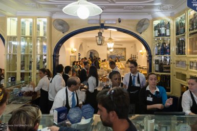 Lisbonne 30 avril 2017 Belèm, Antica Confeitaria de Belèm où se fabriquent chaque jour des milliers de Pasteis de Belèm.