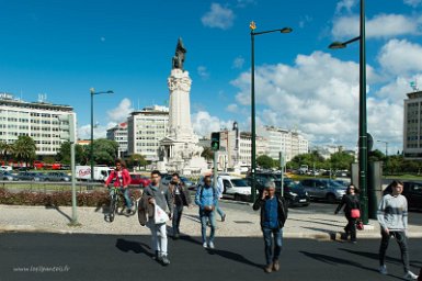 Lisbonne-musée Calouste Gulbenkian 5mai 2017 Place Marquis de Pombal