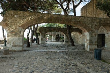 Lisbonne 3 mai 2017 Castelo de São Jorge, terrasse sud