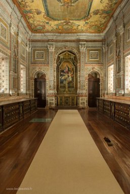 Lisbonne 2 mai 2017 Monastère São Vicente de Fora, sacristie (1716)