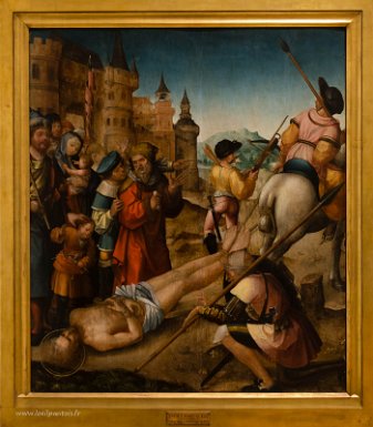 Lisbonne-musée national arte antica 6 mai 2017 Musée national d'art antique, Martyre de St Hippolyte, Cristovão de Figueiredo, 1520-1530