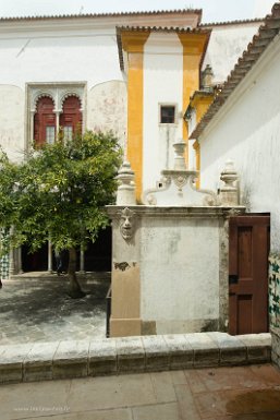 Lisbonne-Sintra 4 mai 2017 Palais national de Sintra, patio central