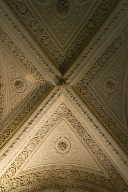 Lisbonne-Sintra 4 mai 2017 Palais de Pena, plafond garde robe comtesse d'Edla, 2e épouse du roi Ferdinand II