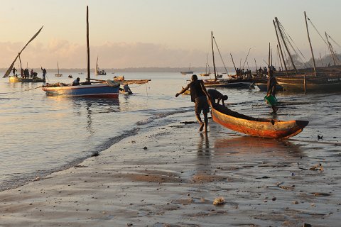 _331000-F2010___8985 Mozambique, Mocimboa di Praia, le Port au petit matin