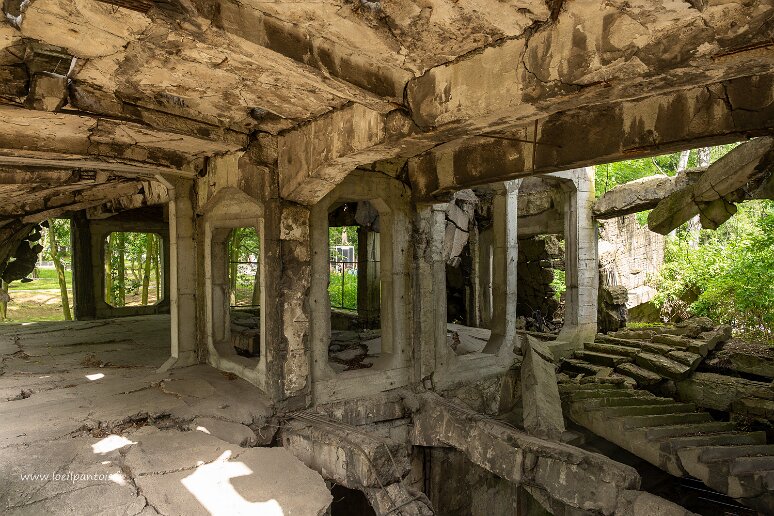 DSC_3483 Westerplatte, ruines de la caserne après bombardement