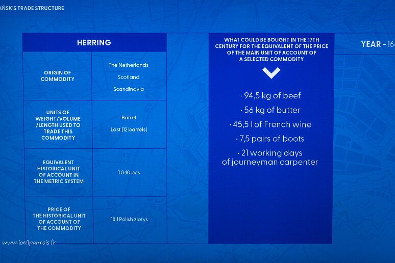 DSC_3649 Grue médiévale de Gdansk: que pouvait-on, acheter, au XVIIe s, avec un baril de Harengs?