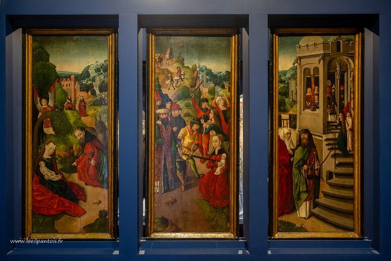 DSC_3689 Musée national, Aile d'un autel marial, Eglise de Wroblewo, atelier hollandais, début XVe s