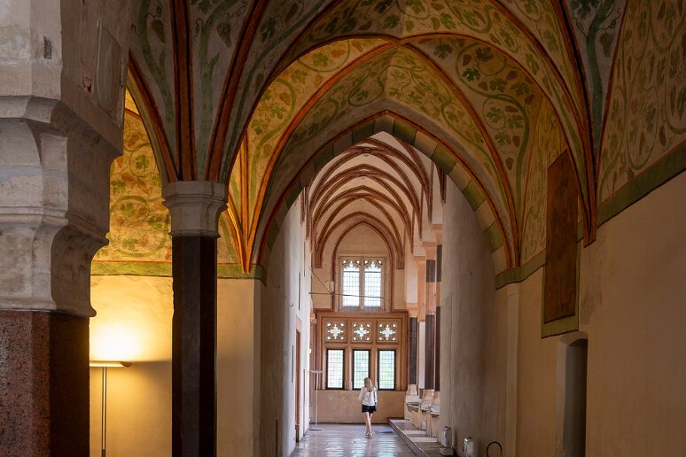 DSC_3118 Chateau de Malbork, vestibule bas, décoré de feuilles de vignes