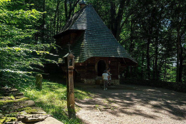 DSC_1612 Musée d'architecture populaire de Sanok, église gréco-catholique de Rosolin (1750) dédiée à St Onuphre l'ermite