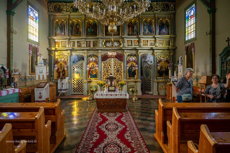 DSC_1743 Eglise de Morochov: iconostase du XIXe s rénovée entre 1999 et 2009.