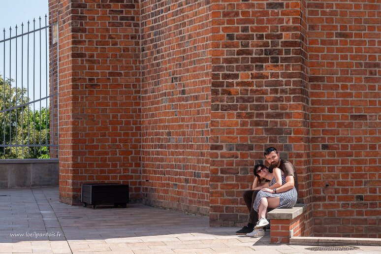 DSC_2150 Cour du chateau de Lublin, un lieu de promenade