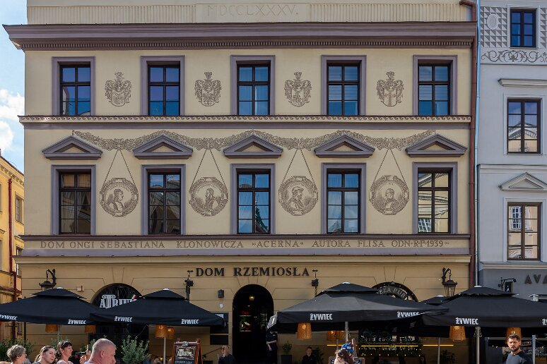 DSC_2011 Rynek,2 , maison où vécut Sebastien Klonowic (1545-1602) poête et maire de Lublin