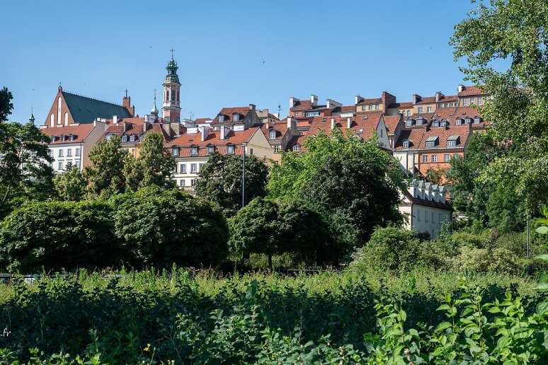 DSC_2471 Vue sur la vieille ville depuis la VIstule