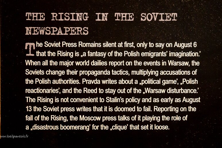DSC_2370 Musée de l'insurrection de Varsovie, propagande soviétique