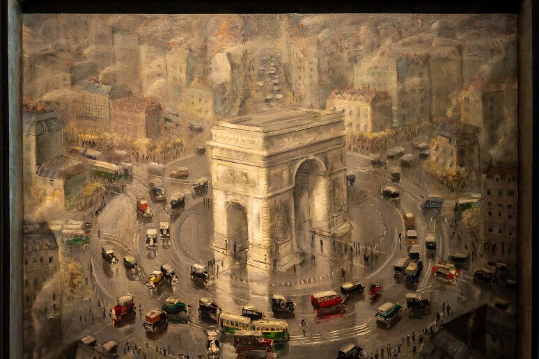 DSC_0770 Katowice, musée de la Silésie, Arc de triomphe à Paris, 1932, Aleksander Jedrzejewski (1903-1974)