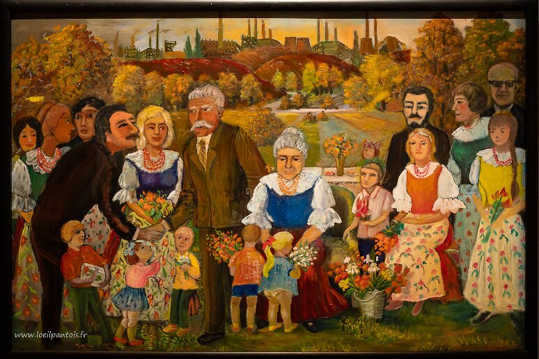 DSC_0783 Katowice, musée de la Silésie, noces d'or, 1980, Janina Motyka (1928-2009)