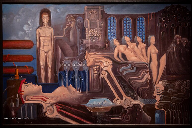 DSC_0789 Katowice, musée de la Silésie, Progrès de la civilisation, 1981, Erwin Sowka (1936-2021) enterré à Katowice, en présence du 1er ministre.