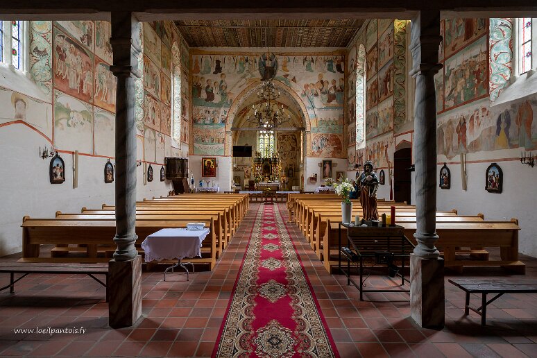 DSC_0722 Eglise Saint Jacques de Majulowice, vue vers le choeur