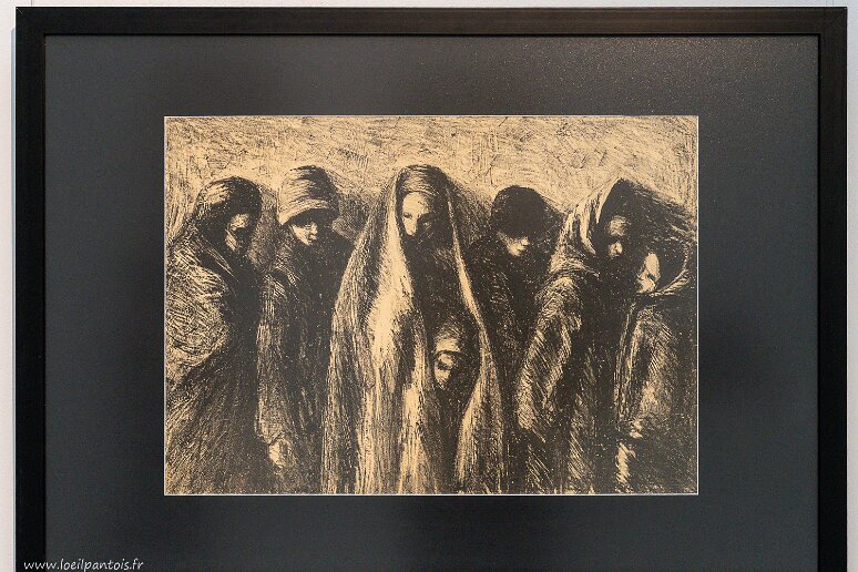 DSC_0630 Musée d'art contemporain, Famine (de la série plus de Ghetto), 1953, Marek Oberlander (1922-1978)