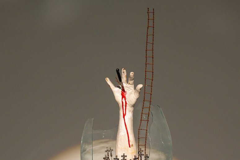 DSC_0635 Musée d'art contemporain, Golgota III, 1972, Wladyslaw Hasior (1928-1999)